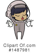 Astronaut Clipart #1487981 by lineartestpilot