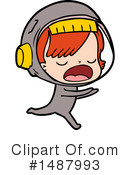 Astronaut Clipart #1487993 by lineartestpilot