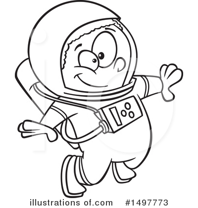Astronaut Clipart #1497773 by toonaday