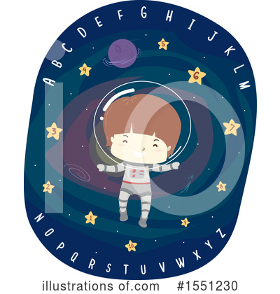 Royalty-Free (RF) Astronaut Clipart Illustration by BNP Design Studio - Stock Sample #1551230