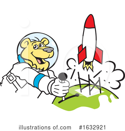 Royalty-Free (RF) Astronaut Clipart Illustration by Johnny Sajem - Stock Sample #1632921
