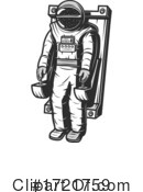 Astronaut Clipart #1721759 by Vector Tradition SM
