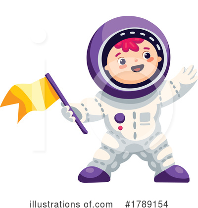 Royalty-Free (RF) Astronaut Clipart Illustration by Vector Tradition SM - Stock Sample #1789154