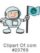 Astronaut Clipart #20769 by AtStockIllustration
