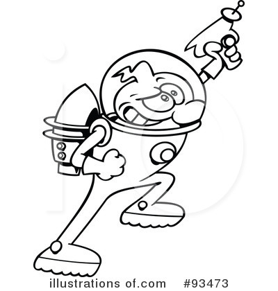 Astronaut Clipart #93473 by gnurf