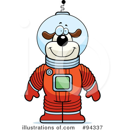 Royalty-Free (RF) Astronaut Clipart Illustration by Cory Thoman - Stock Sample #94337
