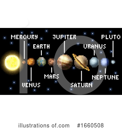 Solar System Clipart #1660508 by AtStockIllustration