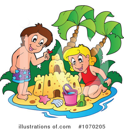 At The Beach Clipart #1070205 by visekart