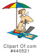At The Beach Clipart #440521 by toonaday