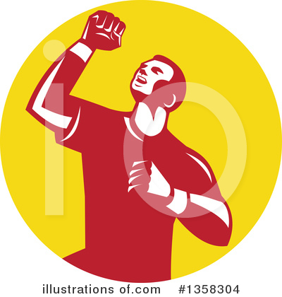 Royalty-Free (RF) Athlete Clipart Illustration by patrimonio - Stock Sample #1358304