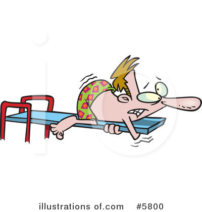 Diving Board Clipart #5800 by toonaday