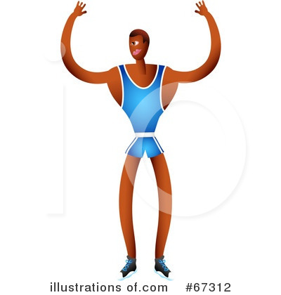 Royalty-Free (RF) Athlete Clipart Illustration by Prawny - Stock Sample #67312