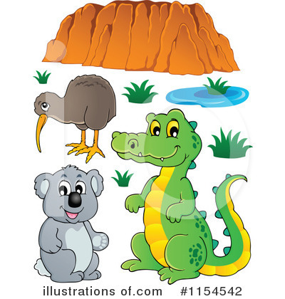 Aussie Animals Clipart #1154542 by visekart