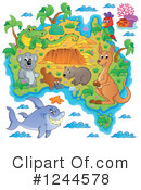 Aussie Animals Clipart #1244578 by visekart