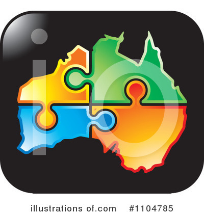 Australia Clipart #1104785 by Lal Perera