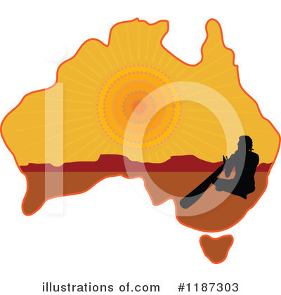 Royalty-Free (RF) Australia Clipart Illustration by Maria Bell - Stock Sample #1187303