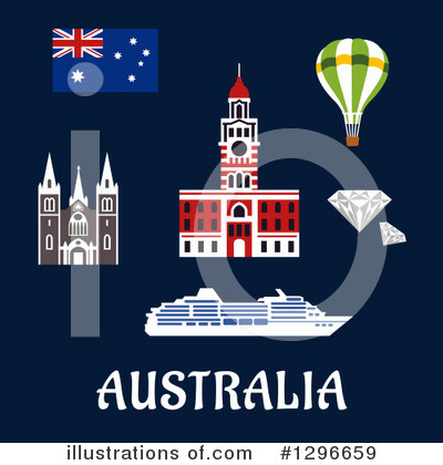 Royalty-Free (RF) Australia Clipart Illustration by Vector Tradition SM - Stock Sample #1296659