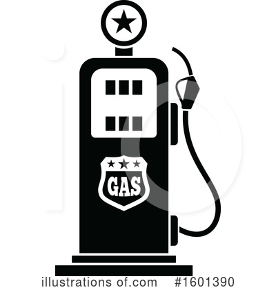 Gas Station Clipart #1601390 by Vector Tradition SM