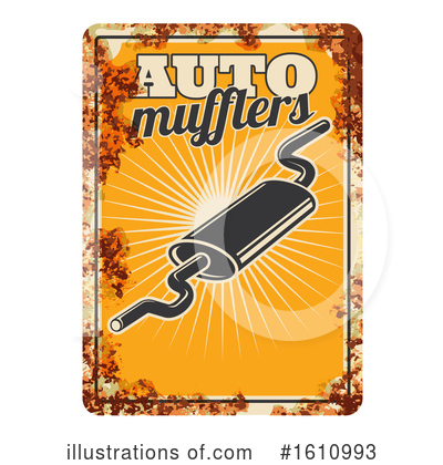 Muffler Clipart #1610993 by Vector Tradition SM