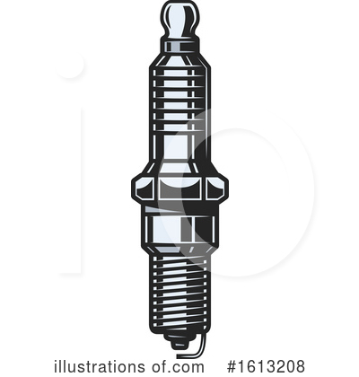 Spark Plugs Clipart #1613208 by Vector Tradition SM