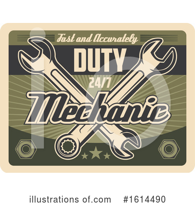 Mechanic Clipart #1614490 by Vector Tradition SM