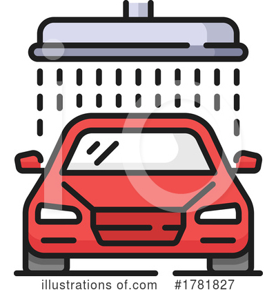 Car Wash Clipart #1781827 by Vector Tradition SM