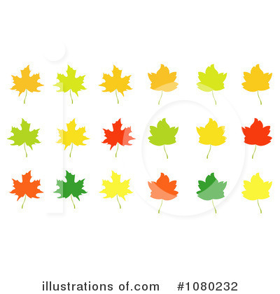 Autumn Leaves Clipart #1080232 by vectorace
