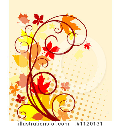 Autumn Leaves Clipart #1120131 by Vector Tradition SM