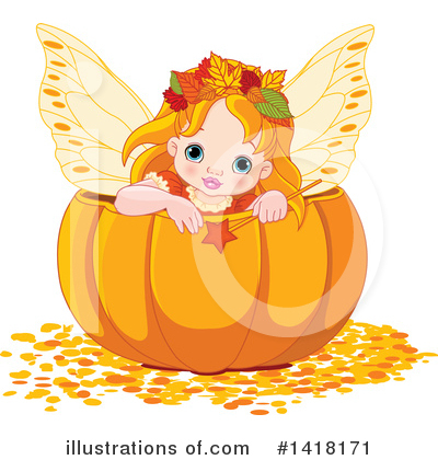 Royalty-Free (RF) Autumn Clipart Illustration by Pushkin - Stock Sample #1418171