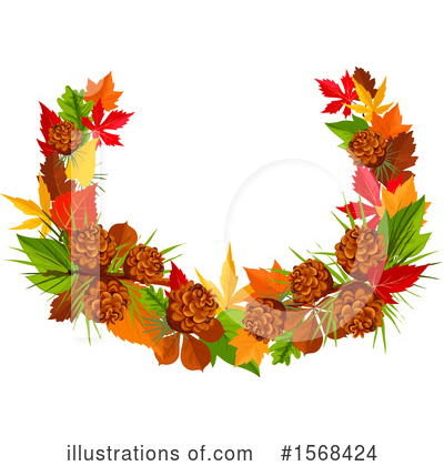 Autumn Leaves Clipart #1568424 by Vector Tradition SM