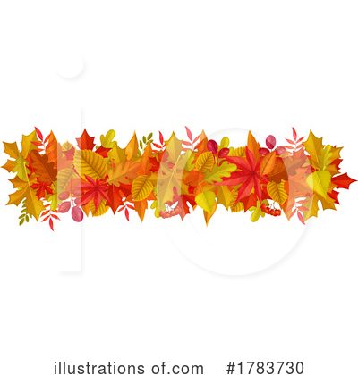 Autumn Leaves Clipart #1783730 by Vector Tradition SM
