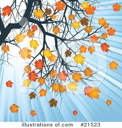 Autumn Leaves Clipart #21523 by elaineitalia