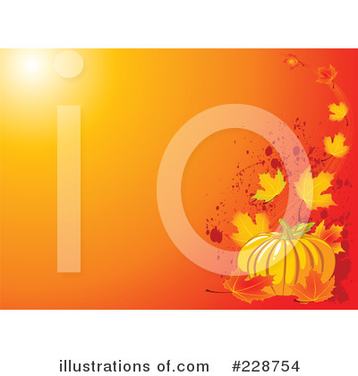 Royalty-Free (RF) Autumn Clipart Illustration by Pushkin - Stock Sample #228754