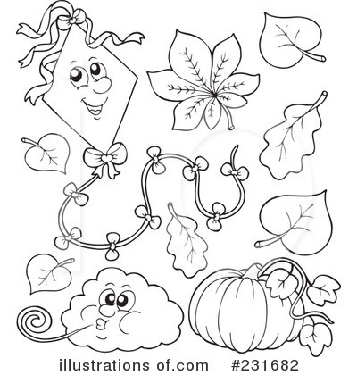 Royalty-Free (RF) Autumn Clipart Illustration by visekart - Stock Sample #231682
