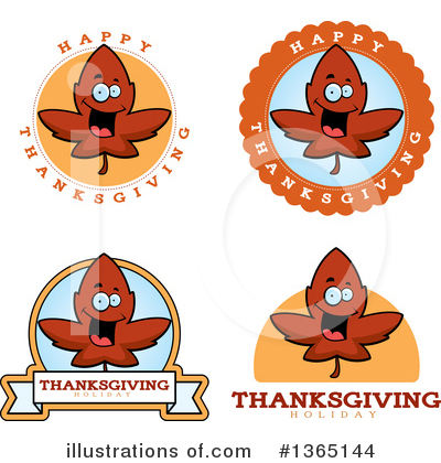 Royalty-Free (RF) Autumn Leaf Clipart Illustration by Cory Thoman - Stock Sample #1365144