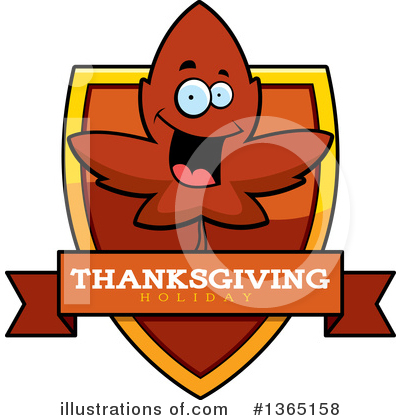 Royalty-Free (RF) Autumn Leaf Clipart Illustration by Cory Thoman - Stock Sample #1365158