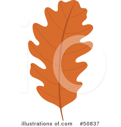 Royalty-Free (RF) Autumn Leaf Clipart Illustration by Cherie Reve - Stock Sample #50837