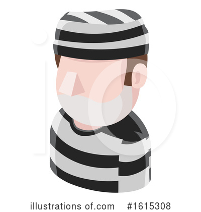 Prisoner Clipart #1615308 by AtStockIllustration