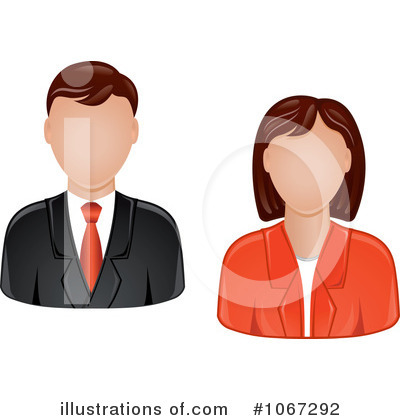 Businesswoman Clipart #1067292 by Vector Tradition SM