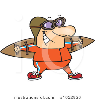 Royalty-Free (RF) Aviation Clipart Illustration by toonaday - Stock Sample #1052956