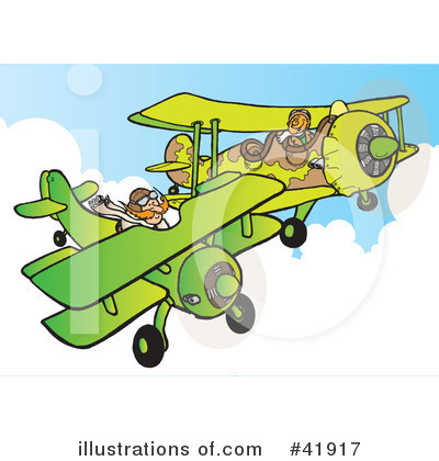 Royalty-Free (RF) Aviation Clipart Illustration by Snowy - Stock Sample #41917
