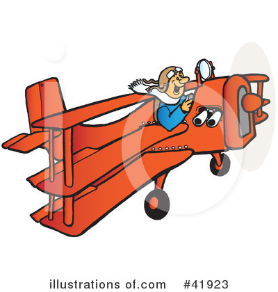 Royalty-Free (RF) Aviation Clipart Illustration by Snowy - Stock Sample #41923