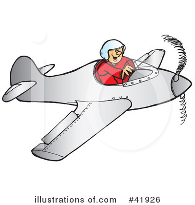 Royalty-Free (RF) Aviation Clipart Illustration by Snowy - Stock Sample #41926