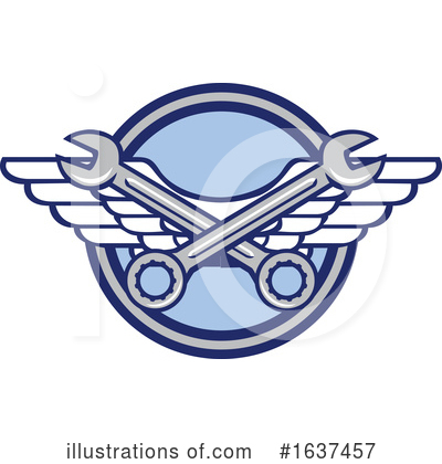 Royalty-Free (RF) Aviator Clipart Illustration by patrimonio - Stock Sample #1637457