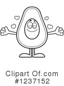 Avocado Clipart #1237152 by Cory Thoman