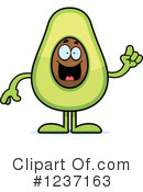 Avocado Clipart #1237163 by Cory Thoman