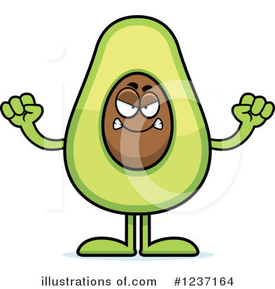 Royalty-Free (RF) Avocado Clipart Illustration by Cory Thoman - Stock Sample #1237164