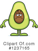 Avocado Clipart #1237165 by Cory Thoman