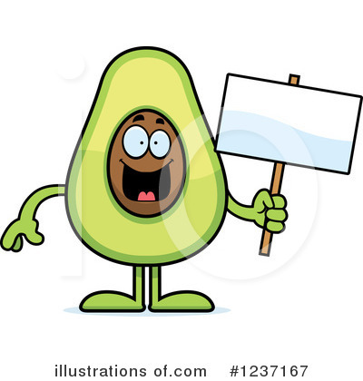 Royalty-Free (RF) Avocado Clipart Illustration by Cory Thoman - Stock Sample #1237167