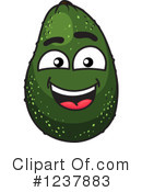 Avocado Clipart #1237883 by Vector Tradition SM